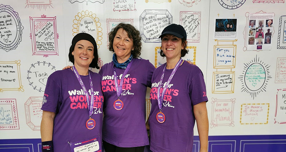 Glengarry Private Hospital’s Staff Development Coordinator Maria Atkinson, Clinical Risk & Quality Coordinator Fiona Legg and Director of Clinical Services Karen Cunliffe.